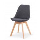 Стул HALMAR K303 темно-серый/натуральный